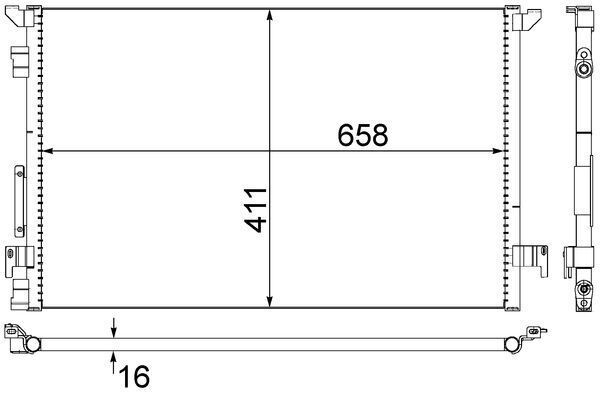 Kondensatorius, oro kondicionierius MAHLE AC 294 000S