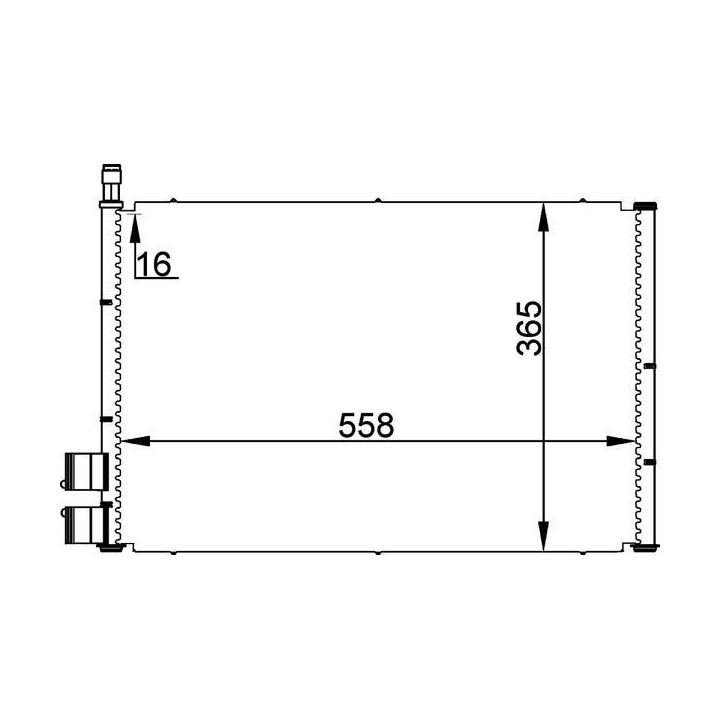 Kondensatorius, oro kondicionierius MAHLE AC 298 000P
