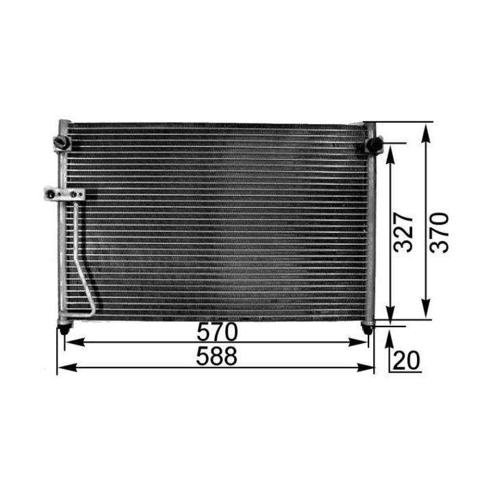 Kondensatorius, oro kondicionierius MAHLE AC 301 000S