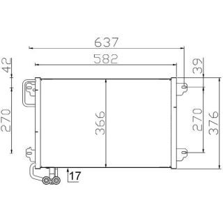 Kondensatorius, oro kondicionierius MAHLE AC 304 000S
