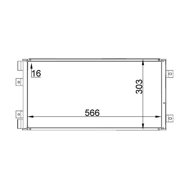 Kondensatorius, oro kondicionierius MAHLE AC 320 000S