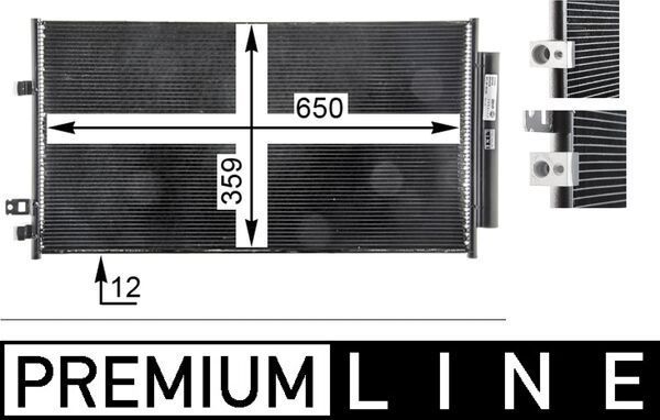 Kondensatorius, oro kondicionierius MAHLE AC 33 000P