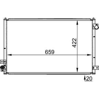 Kondensatorius, oro kondicionierius MAHLE AC 338 001S