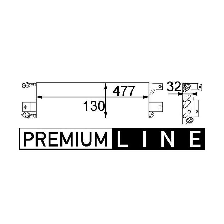 Kondensatorius, oro kondicionierius MAHLE AC 356 000P