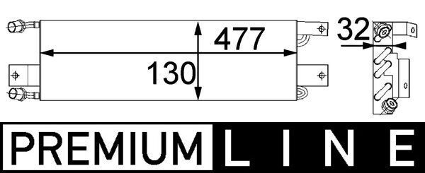 Kondensatorius, oro kondicionierius MAHLE AC 356 000P