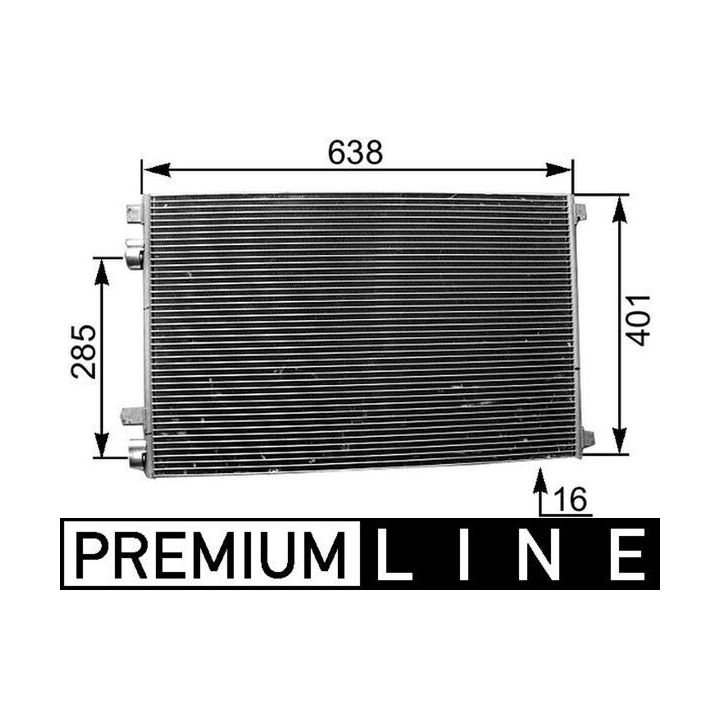 Kondensatorius, oro kondicionierius MAHLE AC 360 000P