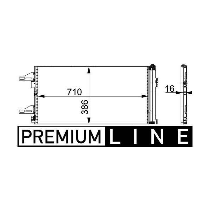 Kondensatorius, oro kondicionierius MAHLE AC 363 000P