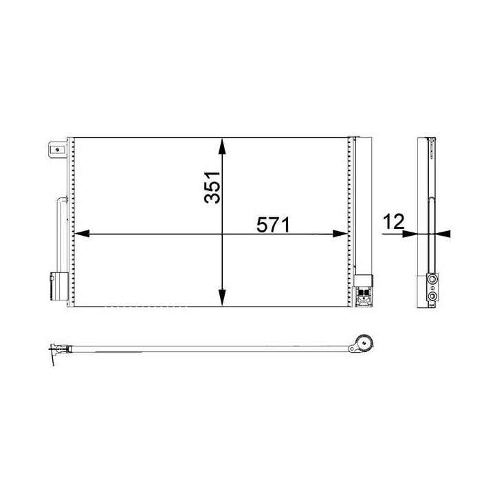 Kondensatorius, oro kondicionierius MAHLE AC 367 000P