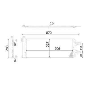 Kondensatorius, oro kondicionierius MAHLE AC 368 000S