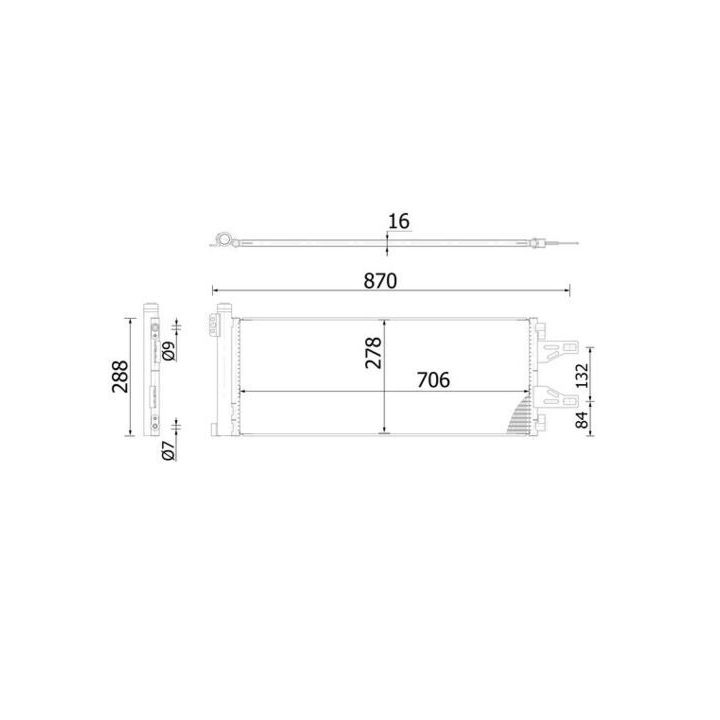 Kondensatorius, oro kondicionierius MAHLE AC 368 000S