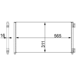 Kondensatorius, oro kondicionierius MAHLE AC 373 000S