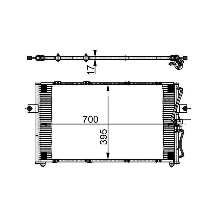 Kondensatorius, oro kondicionierius MAHLE AC 379 000S