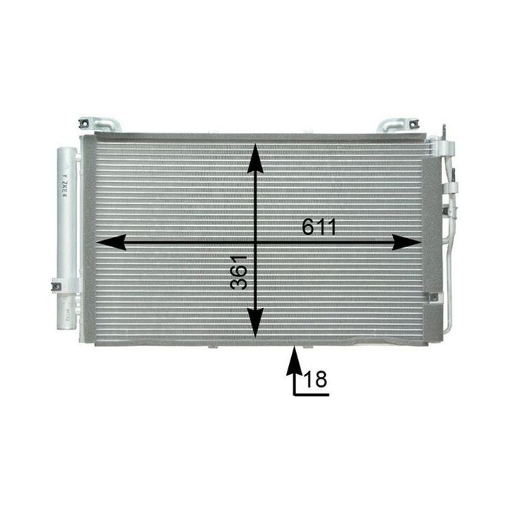 Kondensatorius, oro kondicionierius MAHLE AC 391 000P
