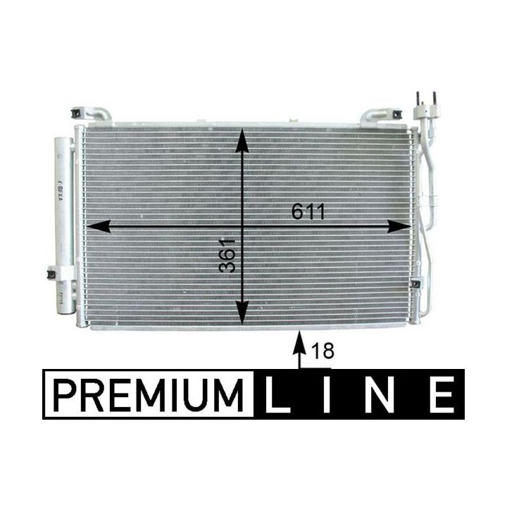 Kondensatorius, oro kondicionierius MAHLE AC 392 000P