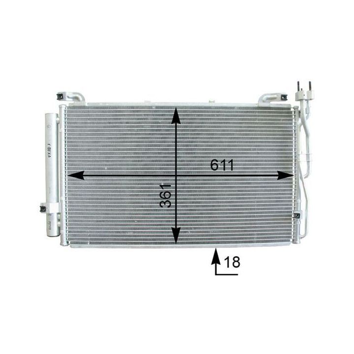 Kondensatorius, oro kondicionierius MAHLE AC 392 000P