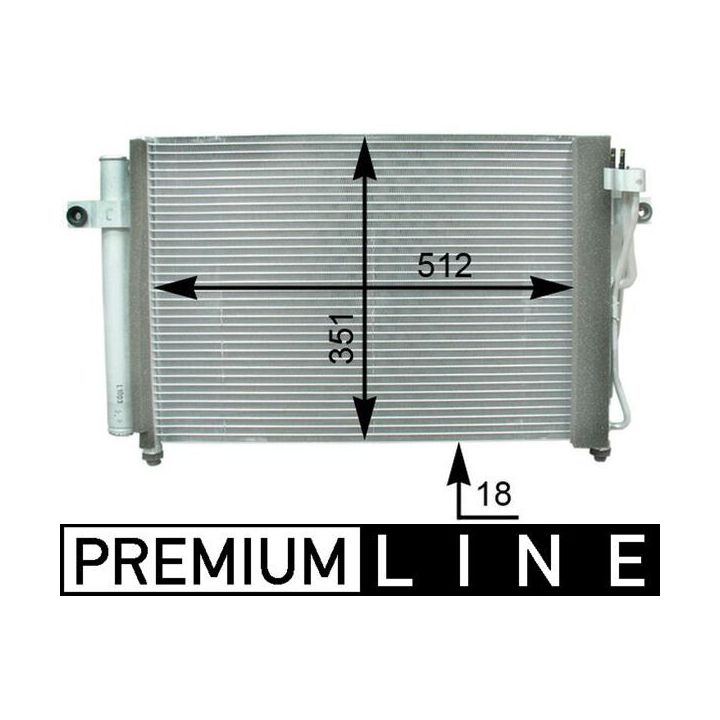 Kondensatorius, oro kondicionierius MAHLE AC 393 000P