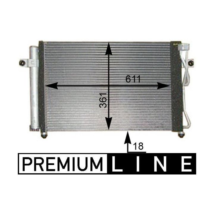 Kondensatorius, oro kondicionierius MAHLE AC 394 000P