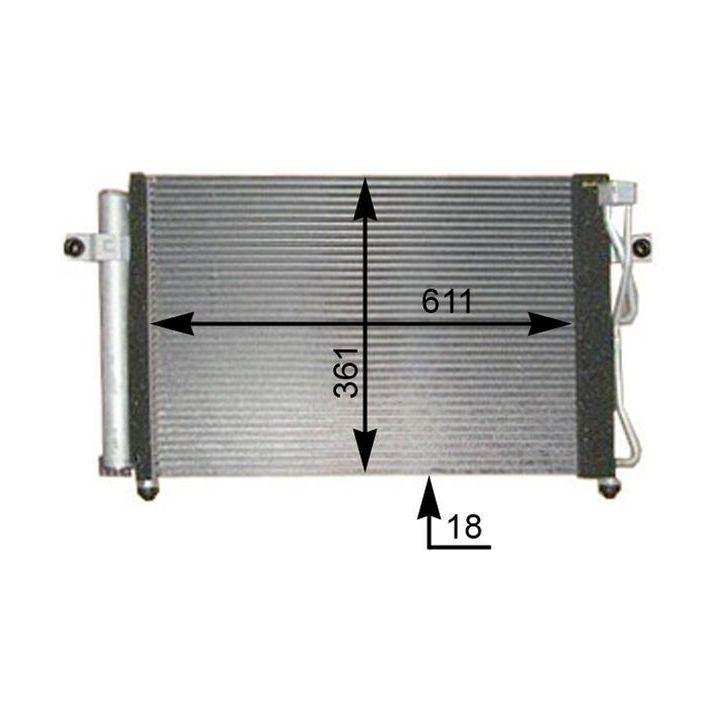 Kondensatorius, oro kondicionierius MAHLE AC 394 000P