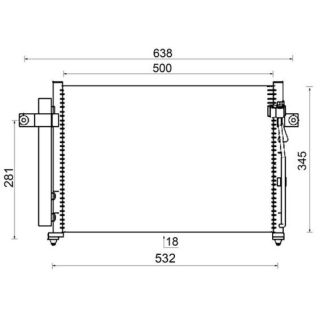 Kondensatorius, oro kondicionierius MAHLE AC 417 000S