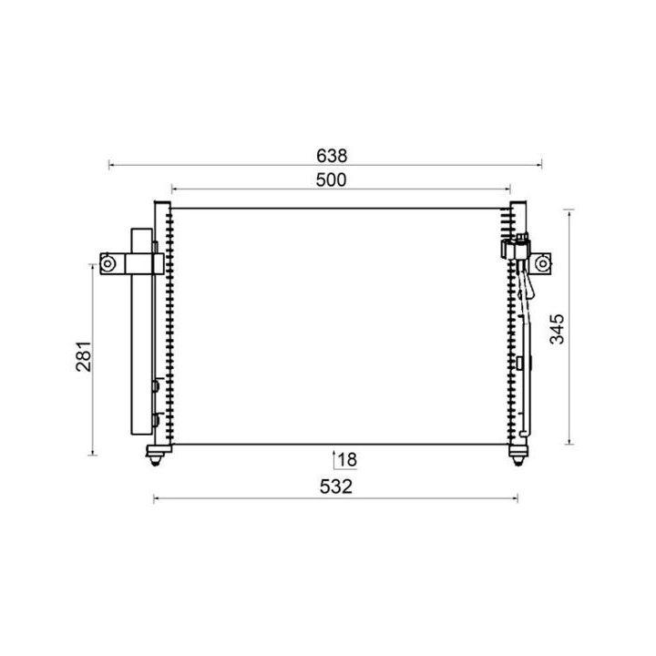 Kondensatorius, oro kondicionierius MAHLE AC 417 000S