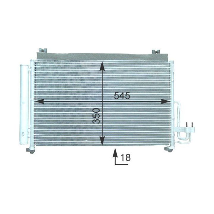 Kondensatorius, oro kondicionierius MAHLE AC 420 000P