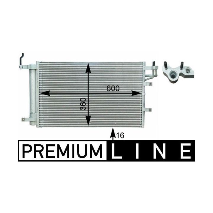 Kondensatorius, oro kondicionierius MAHLE AC 430 000P