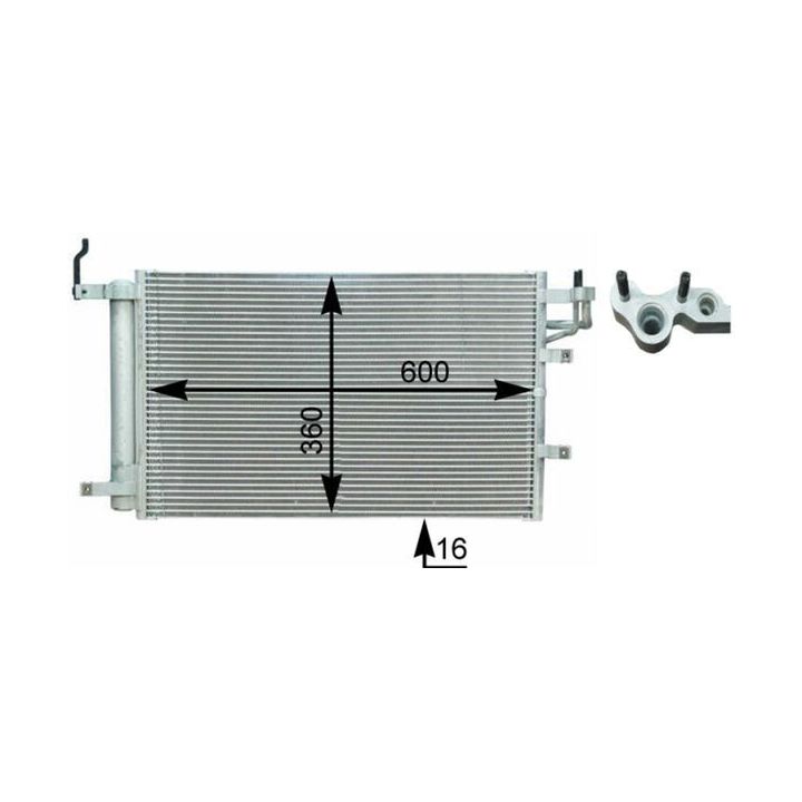 Kondensatorius, oro kondicionierius MAHLE AC 430 000P