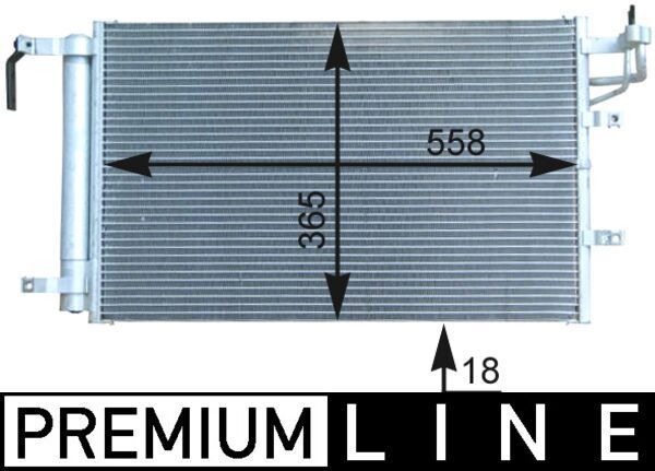 Kondensatorius, oro kondicionierius MAHLE AC 431 000P