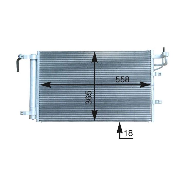 Kondensatorius, oro kondicionierius MAHLE AC 431 000P