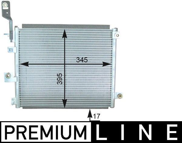 Kondensatorius, oro kondicionierius MAHLE AC 432 000P