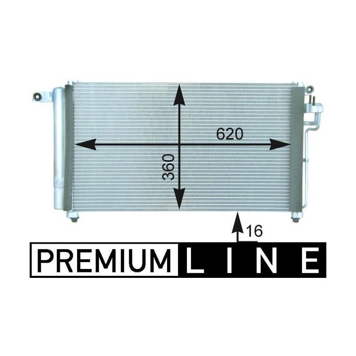 Kondensatorius, oro kondicionierius MAHLE AC 433 000P