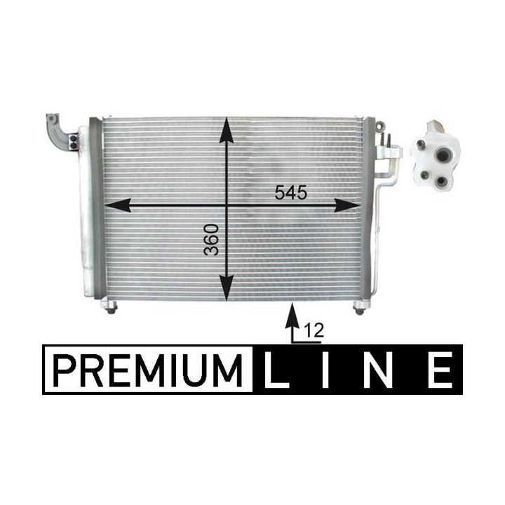 Kondensatorius, oro kondicionierius MAHLE AC 434 000P