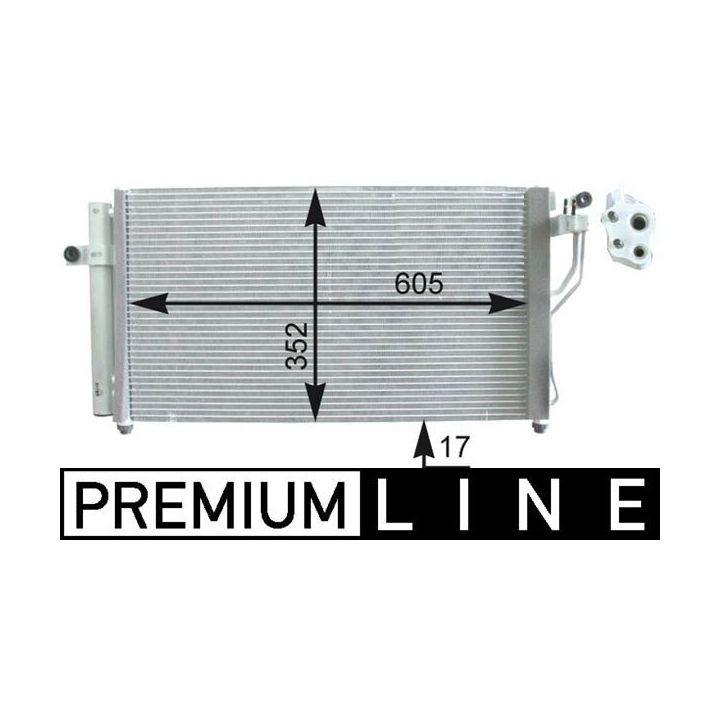 Kondensatorius, oro kondicionierius MAHLE AC 438 000P