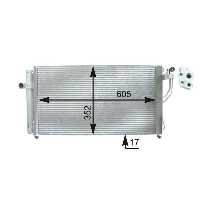 Kondensatorius, oro kondicionierius MAHLE AC 438 000P