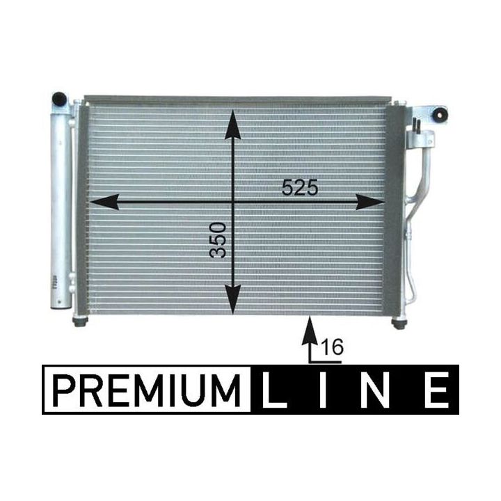 Kondensatorius, oro kondicionierius MAHLE AC 439 000P