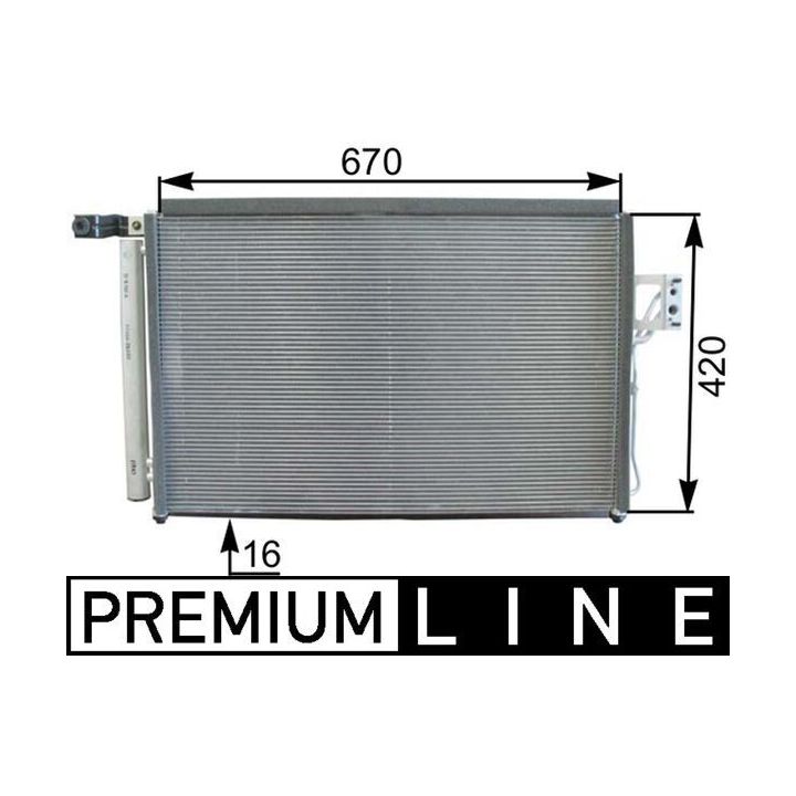 Kondensatorius, oro kondicionierius MAHLE AC 440 000P