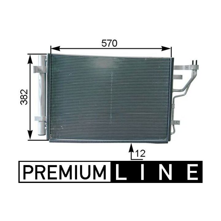 Kondensatorius, oro kondicionierius MAHLE AC 442 000P