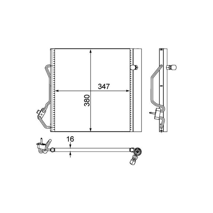 Kondensatorius, oro kondicionierius MAHLE AC 451 000P