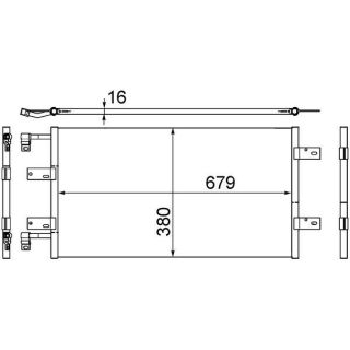 Kondensatorius, oro kondicionierius MAHLE AC 461 000S