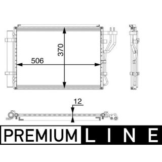 Kondensatorius, oro kondicionierius MAHLE AC 48 000P