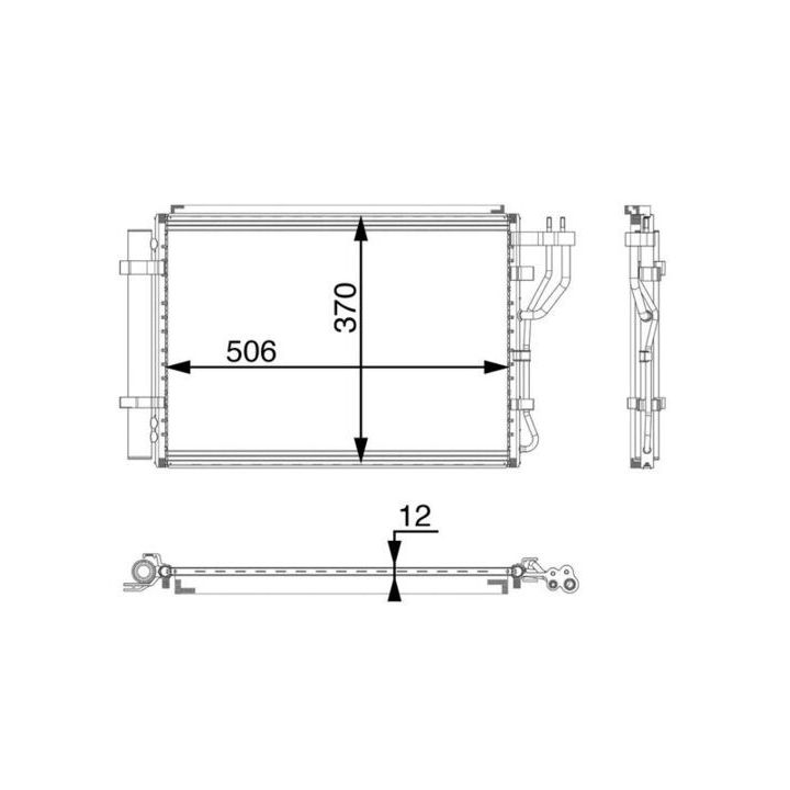 Kondensatorius, oro kondicionierius MAHLE AC 48 000P
