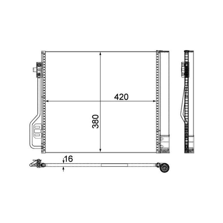 Kondensatorius, oro kondicionierius MAHLE AC 488 000P