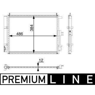Kondensatorius, oro kondicionierius MAHLE AC 49 000P