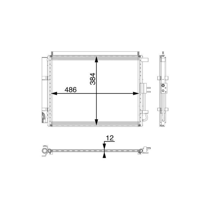 Kondensatorius, oro kondicionierius MAHLE AC 49 000P