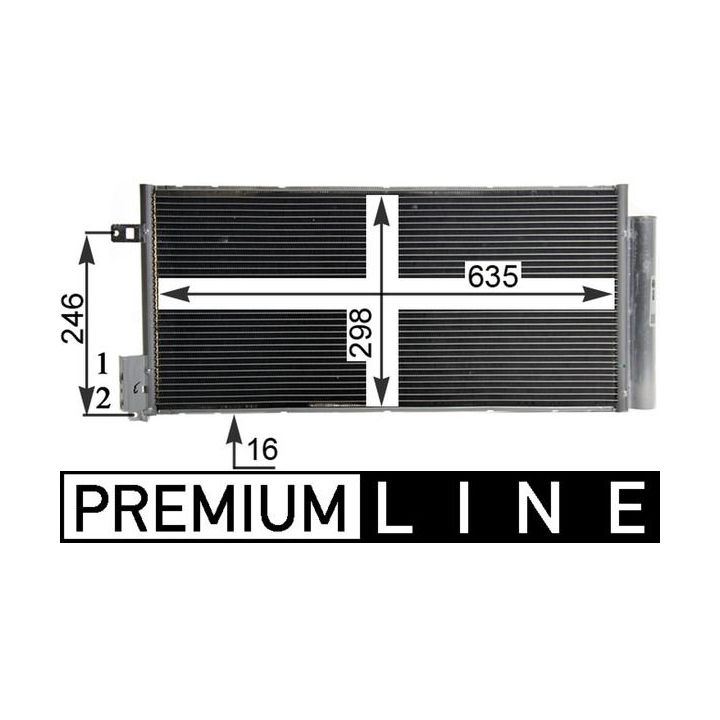 Kondensatorius, oro kondicionierius MAHLE AC 505 000P