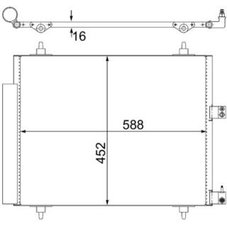 Kondensatorius, oro kondicionierius MAHLE AC 515 000S