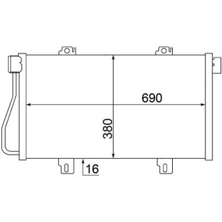 Kondensatorius, oro kondicionierius MAHLE AC 529 000S
