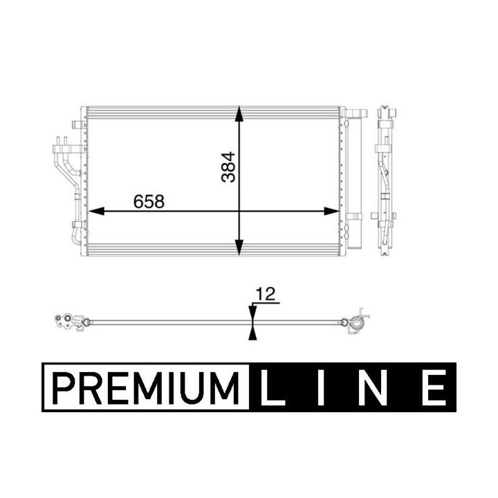 Kondensatorius, oro kondicionierius MAHLE AC 56 000P