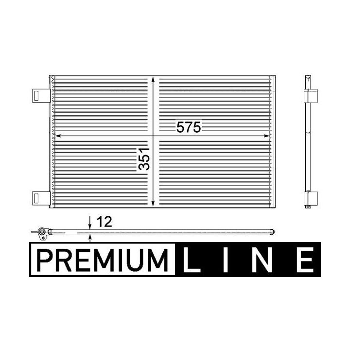 Kondensatorius, oro kondicionierius MAHLE AC 569 000P