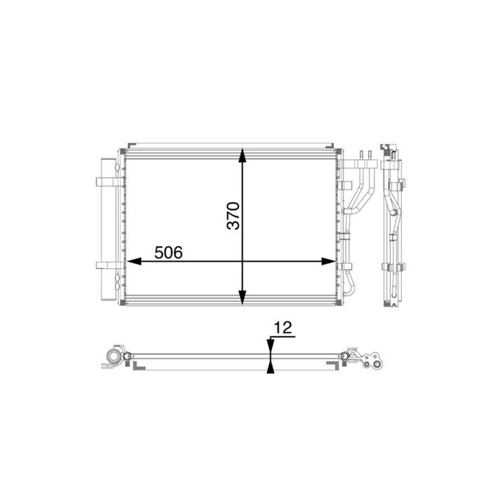 Kondensatorius, oro kondicionierius MAHLE AC 58 000P